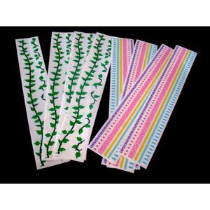 Mrs. Grossman's  Stickers 8 Strips "Vines & Pastel" Accent Stickers